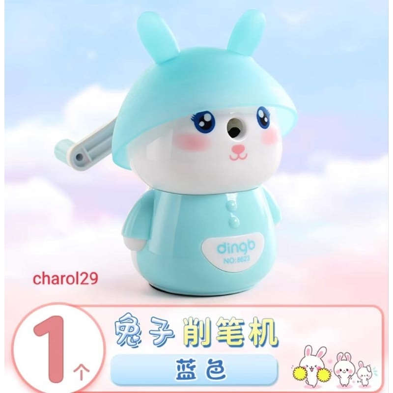 

Serutan pencil putar lucu/rautan pensil bunny/sharpener rabbit/ongotan pensil
