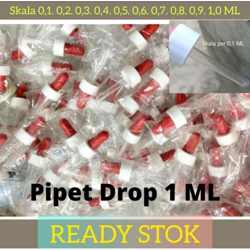 Drop obat / pipet obat bayi / pipet kosmetik / pipet drop 1 ml