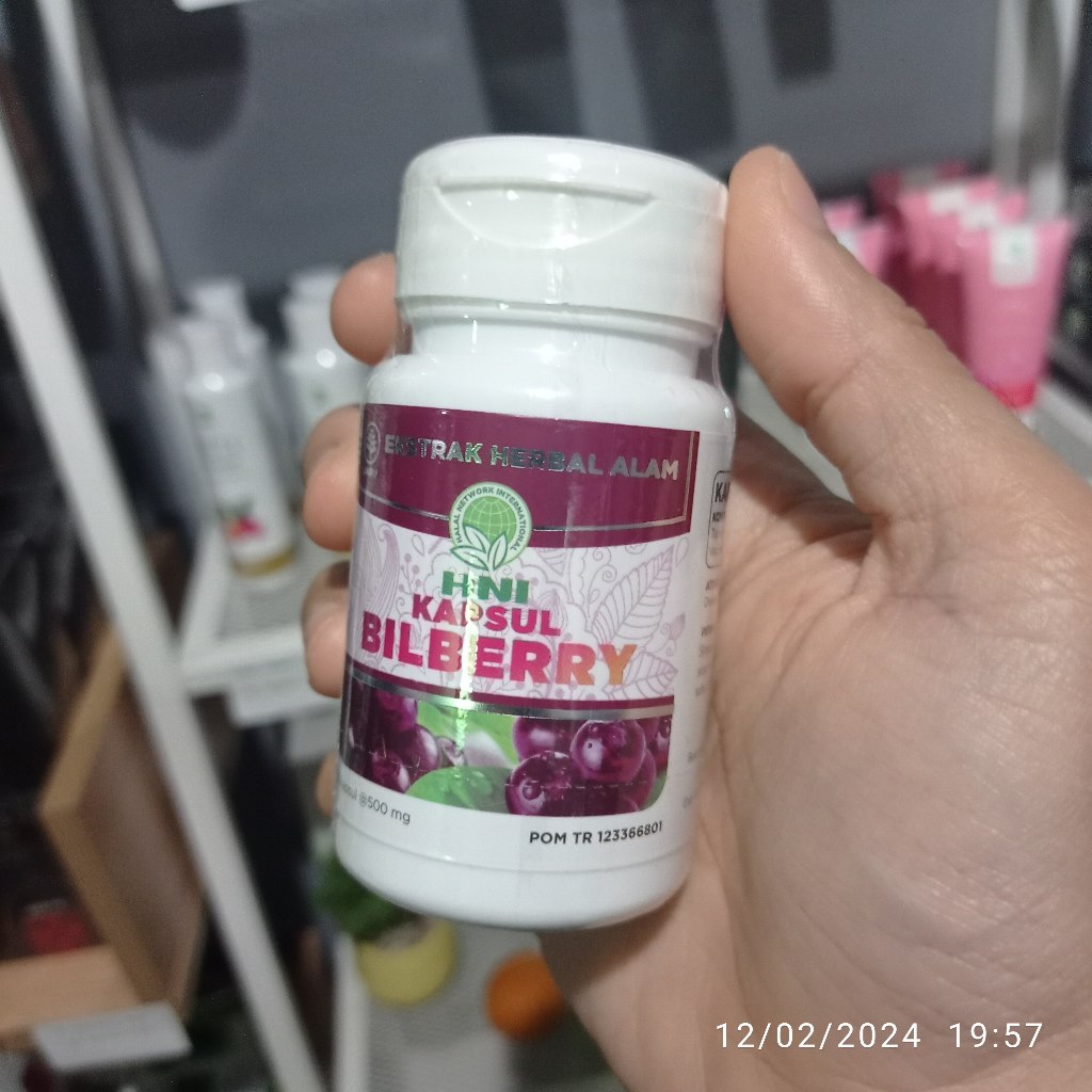 

Herbal Kapsul Bilberry HNI | Exp 2025