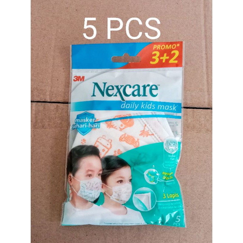 Masker Nexcare Anak Kids isi 5 pcs (PROMO)