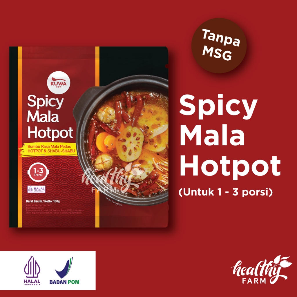 

KUWA Spicy MALA Soup Hotpot Instan/ Kaldu Sup Pedas Mala
