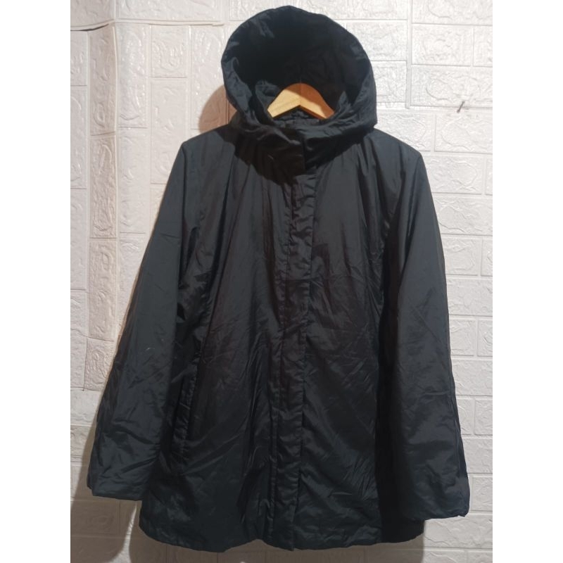 UNIQLO winter Coat long jaket hitam