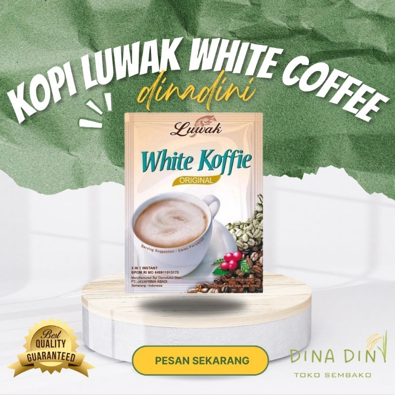 

Kopi Luwak White Koffie 10x20gr
