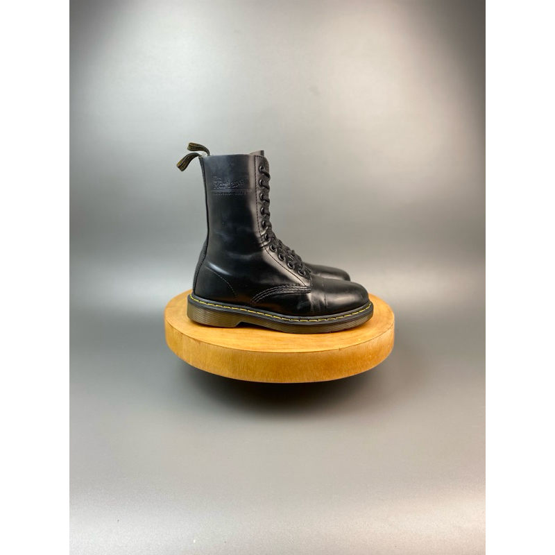 DR MARTENS 1490 BLACK SMOOTH