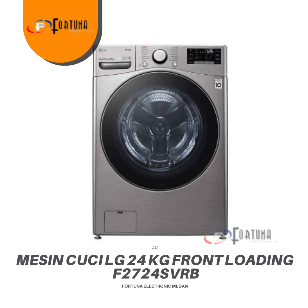 LG F2724SVRB MESIN CUCI FRONT LOADING INVERTER 24 KG MEDAN