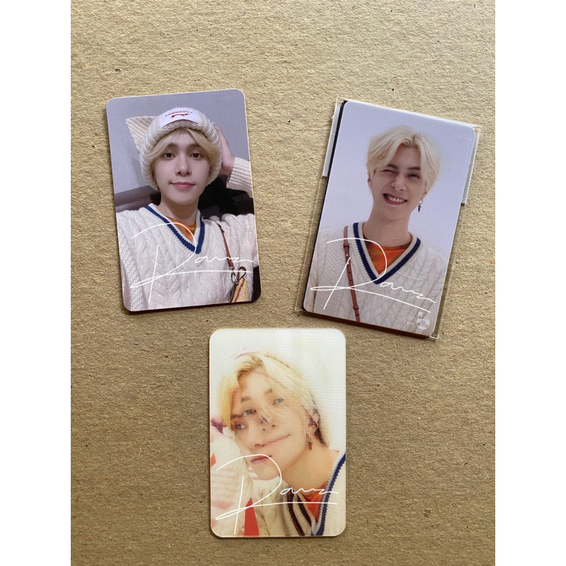 [WAYV] PHOTOCARD HENDERY MEONG, CASHBEE, LENTI