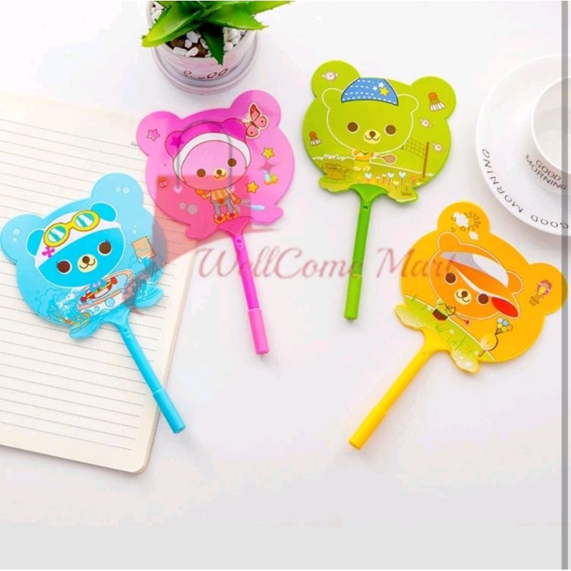 

Pena/pulpen kipas Animal motif kartun