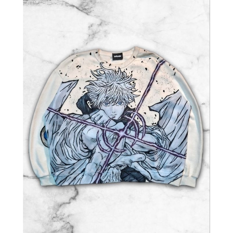Crewneck design rework anime jjk/ gojo
