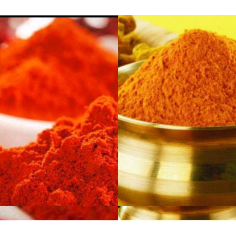 

Indian CHILI & Turmeric Powder | Serbuk Cabe dan Kunyit India 50 - 100 gr