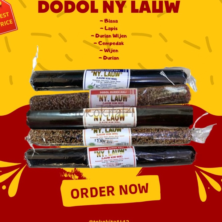 

Jangan Sampai Kehabisan Dodol Ny Lauw Lauw Kim Wie Halal Tradisional Asli Khas Tangerang Betawi 2 gr