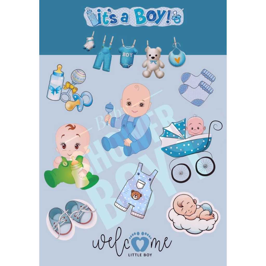

Sticker Baby Shower It's A Boy/Girl