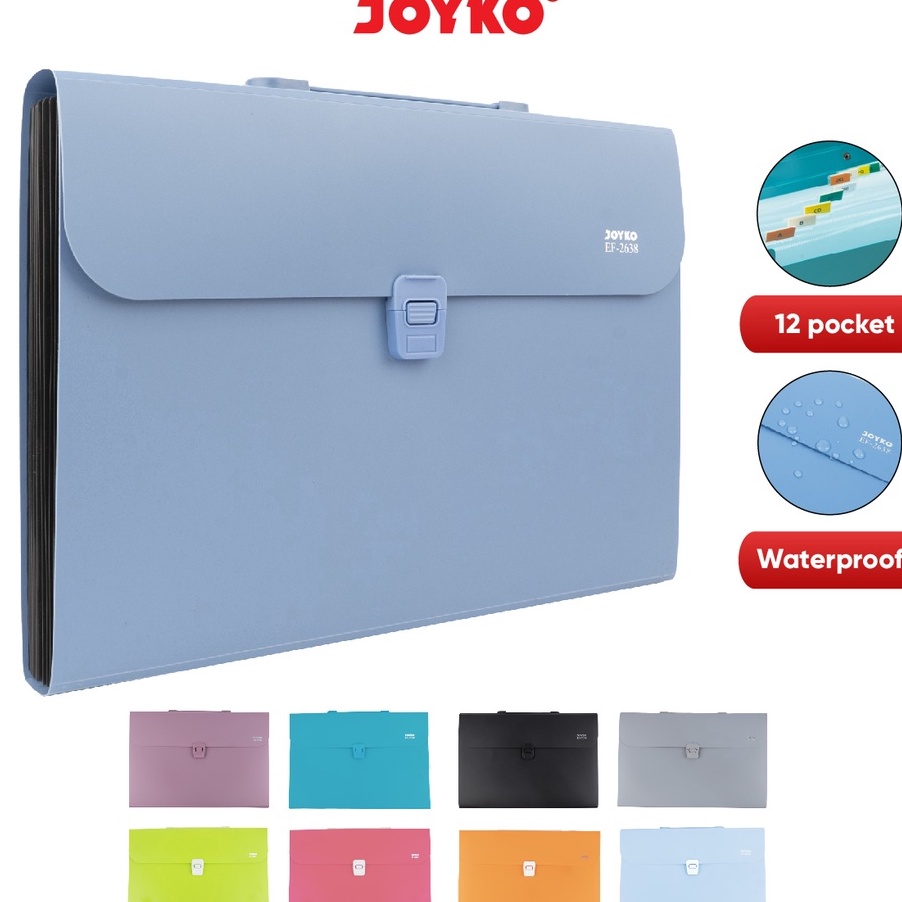 

KODE 77 Expanding File Map Harmonika Joyko EF2638 Folio 13 Pocket