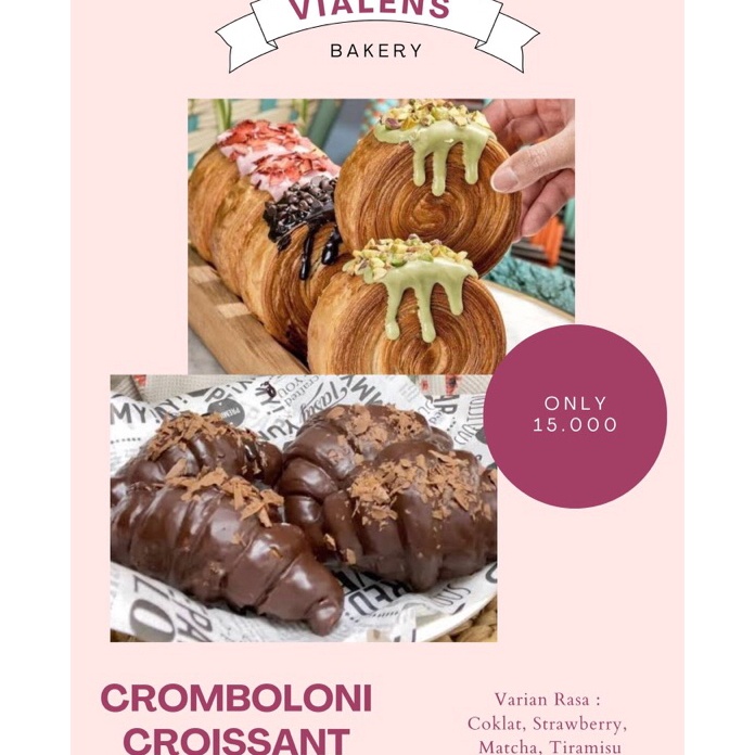 

Ready Stok CROMBOLONI PASTRY VIRAL MURAH