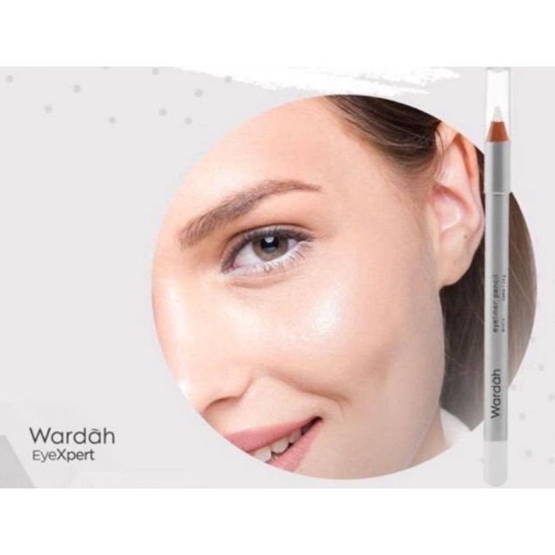 ART B36C Wardah eyeliner pencil  wardah eyeliner pensil putih