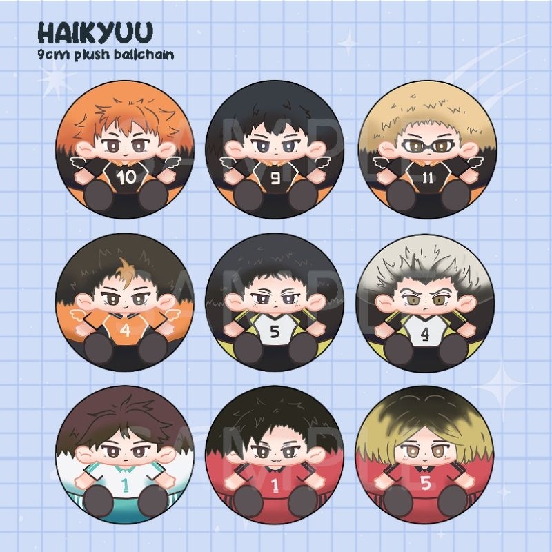 Plush Keychain - Haikyuu