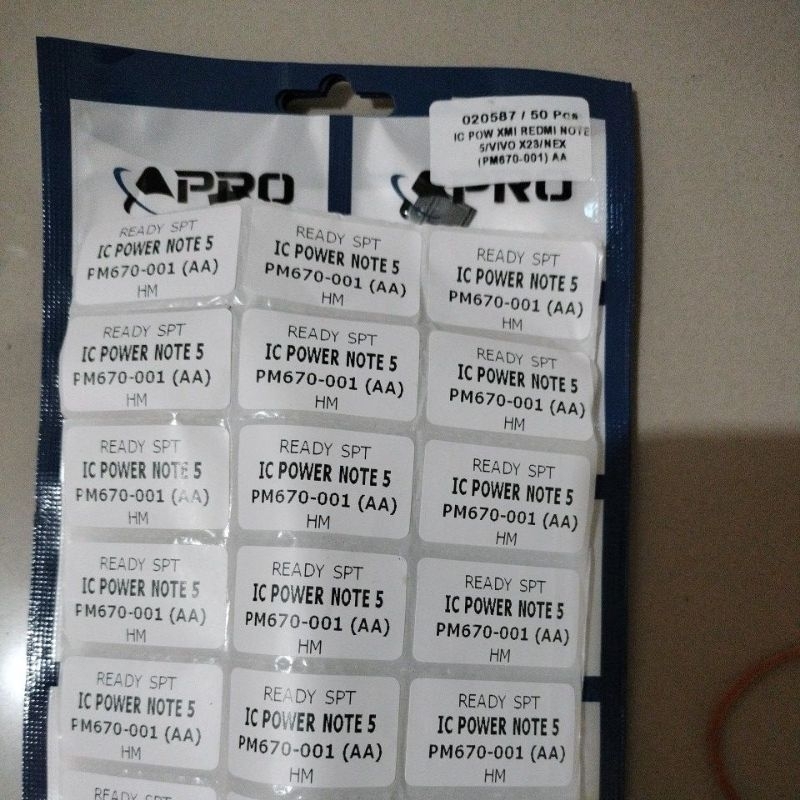 ic power pm670 001/ic power xiaomi not5