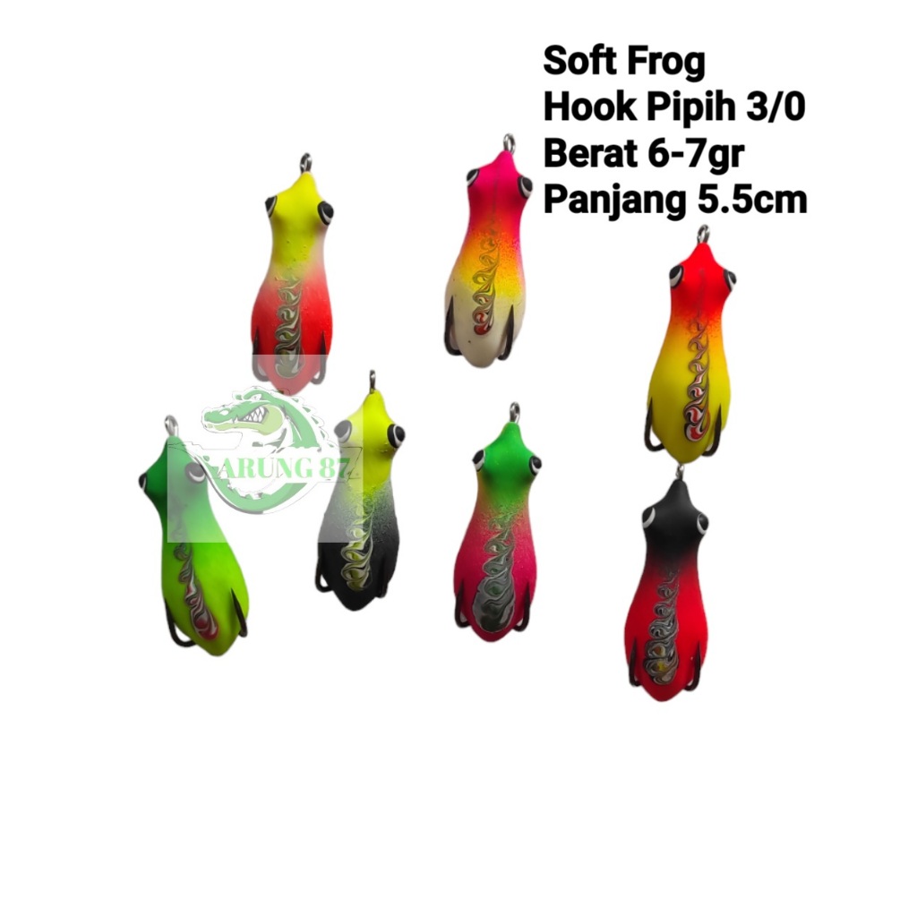 SOFT FROG Umpan Mancing SOFT FROG Geol 24