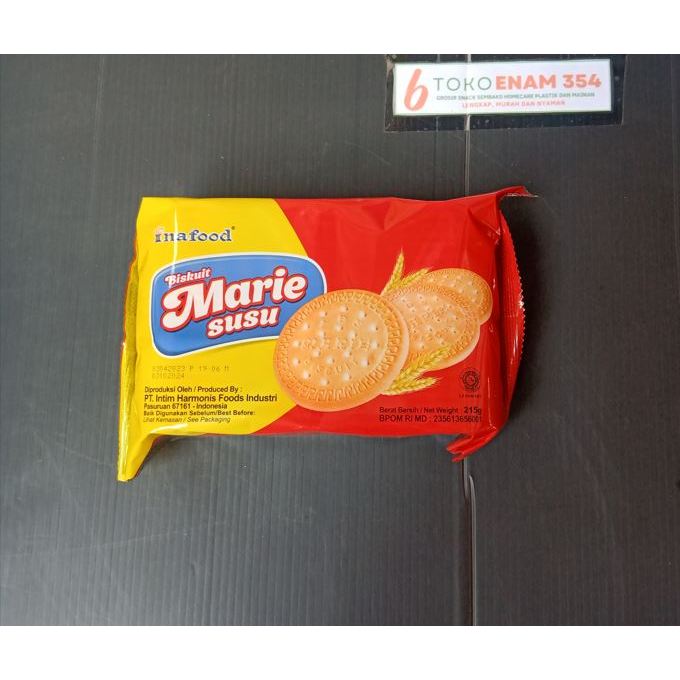 

Biskuit Inafood Marie Susu Family Pack 215 gram