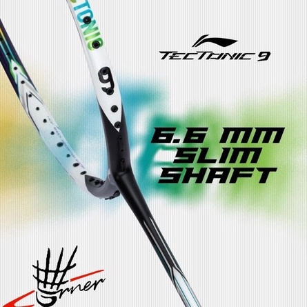 Terjamin RAKET BADMINTON LINING TECTONIC 9  TECTONIC 9D FREE TAS 3LBS SUPER