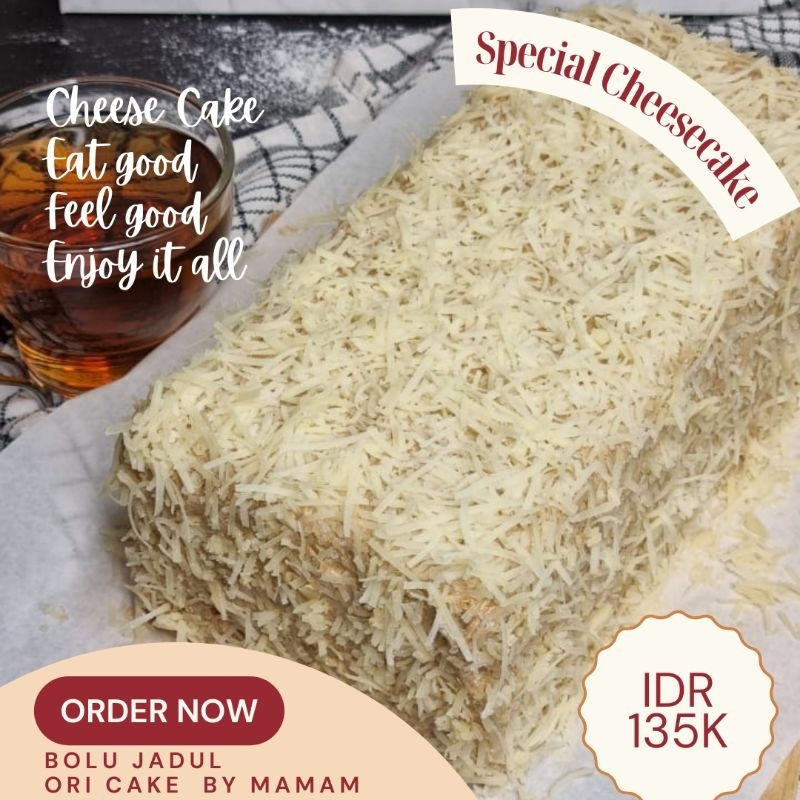 

Bolu Jadul Keju Cheese Cake Bolu jadul Premium kue ulang Tahun Hampers Lebaran Hampers Hari Raya Hampers Natal Cake Premium