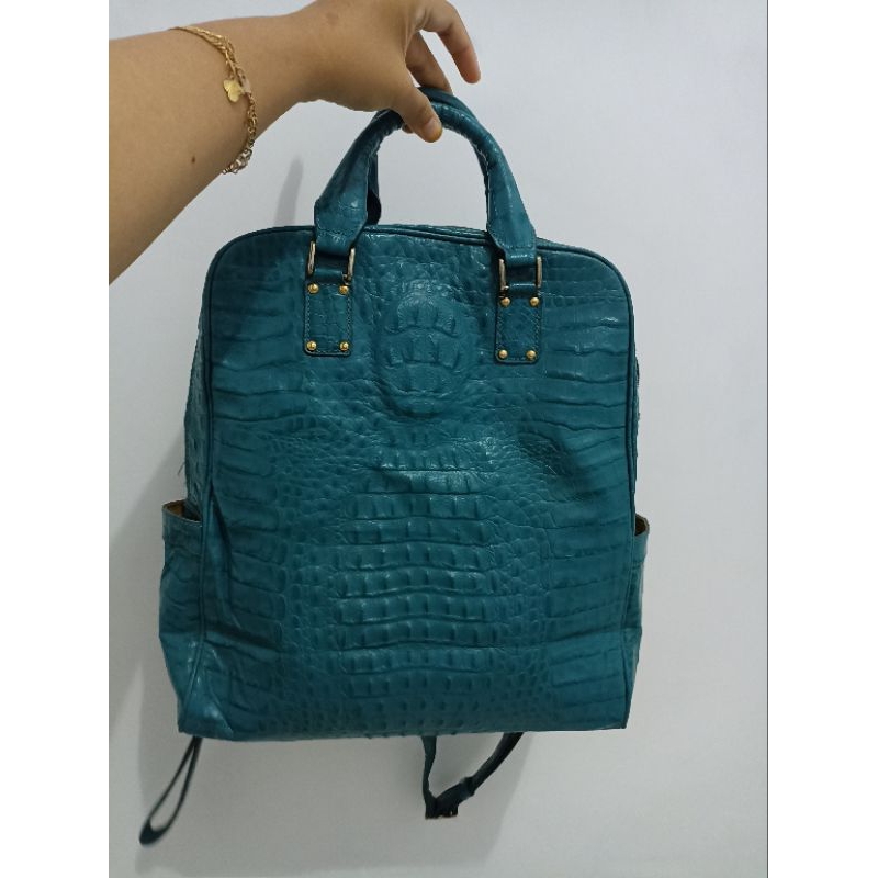 Pre❤ Rangsel kulit buaya kookjac muat laptop 14 inch