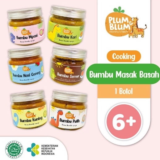 

11 SALE Plum Blum Bumbu Masak Bumbu basah Mpasi Bumbu Basah Alami Serbaguna No MSG 1 gr bumbu bunda bumbu mpasi non pengawet penambah berat badan bb booster