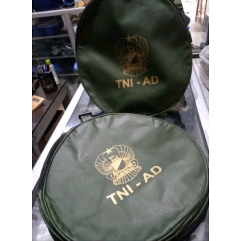 Tas topi pet PDU / tempat topi pet TNI AD