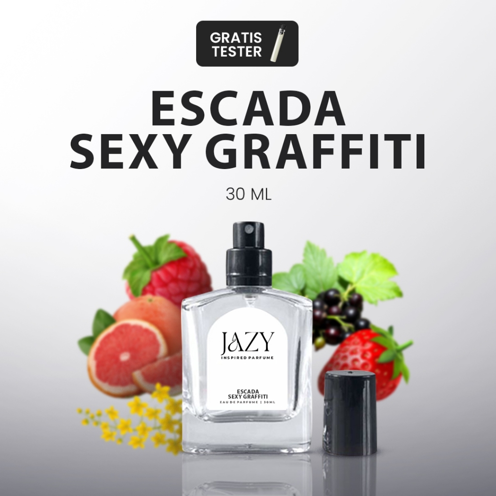 Jazy Inspired Parfume Escada Sexy Graffiti Parfum Farfum Minyak Wangi Tahan Lama Pria & Wanita Unise