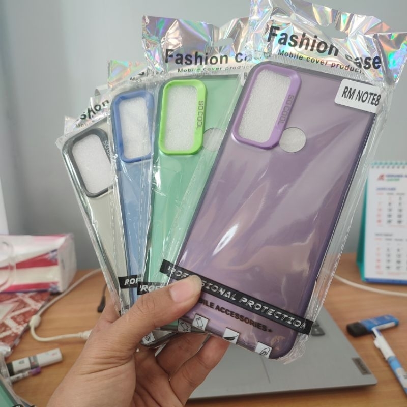 CASE HYBRID HOLOGRAM WARNA REDMI NOTE 8