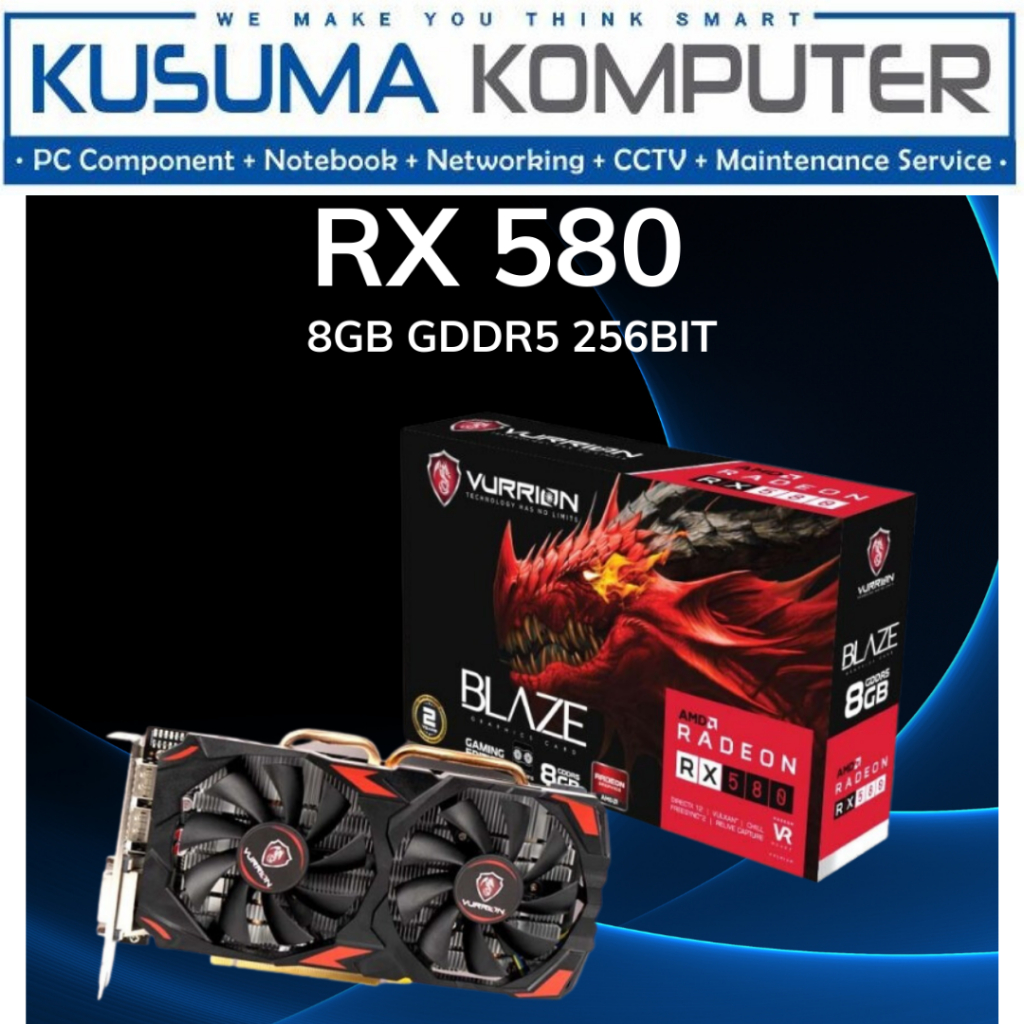 VURRION RX580 RX 580 8GB GDDR5 256 BIT