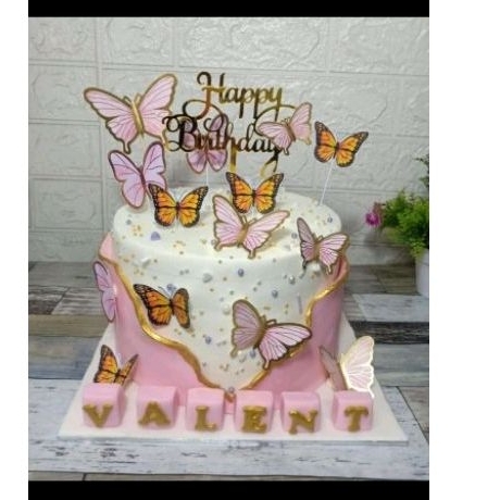 

Butterfly Cake Topper Birthday