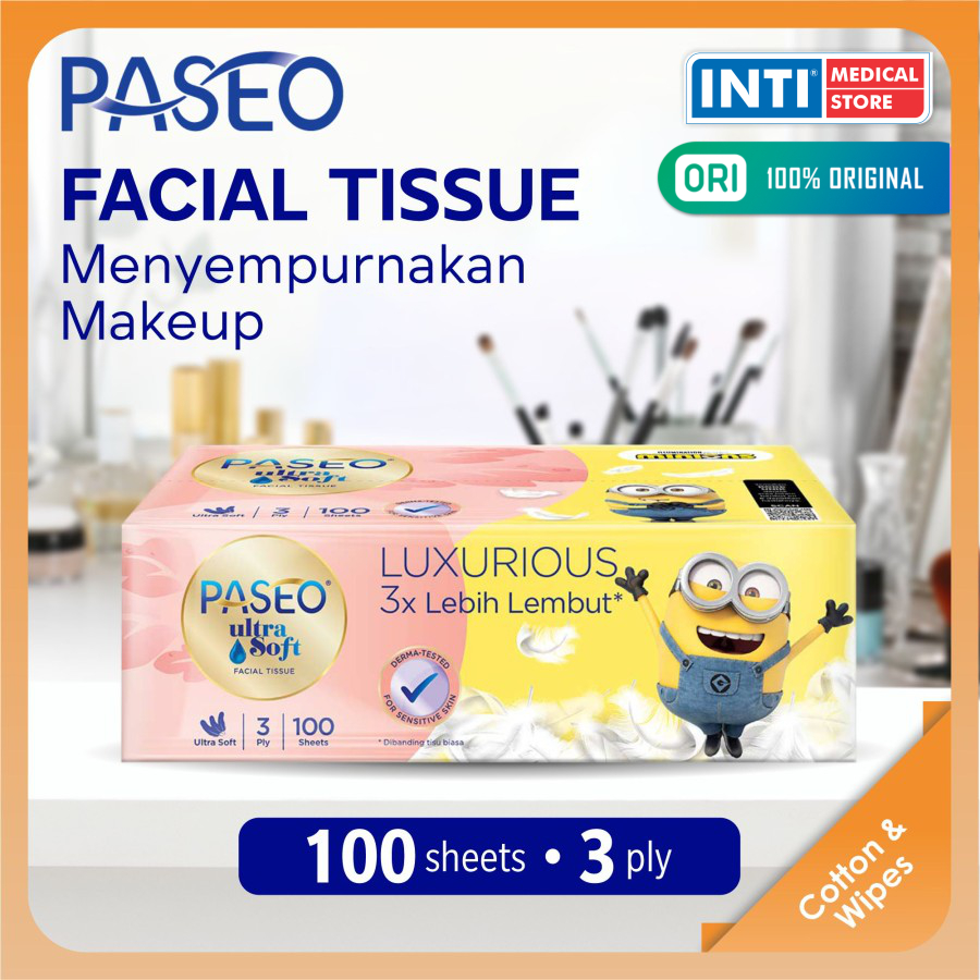 Paseo | Ultra Soft| Tisu Wajah Paseo | facial Tissue | 100's