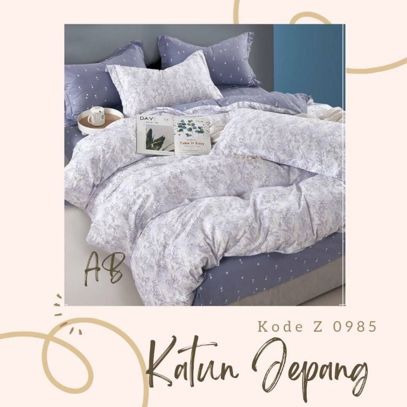 Suplier sprei katun jepang Z0985 / Katun jepang import / Sprei premium / Produsen sprei katun jepang