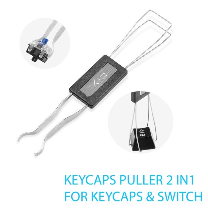 DASYAT ALCHA KEYCAPS PULLER 2 IN 1 METAL KAWAT SWITCH  KEYCAPS PULLER