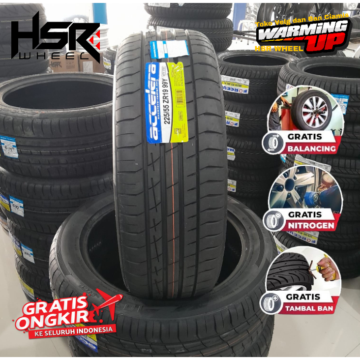 Ban Mobil Tubles Ring 19 225/55/19 Lokal ACCELERA IOTA ST68 225 55 R19