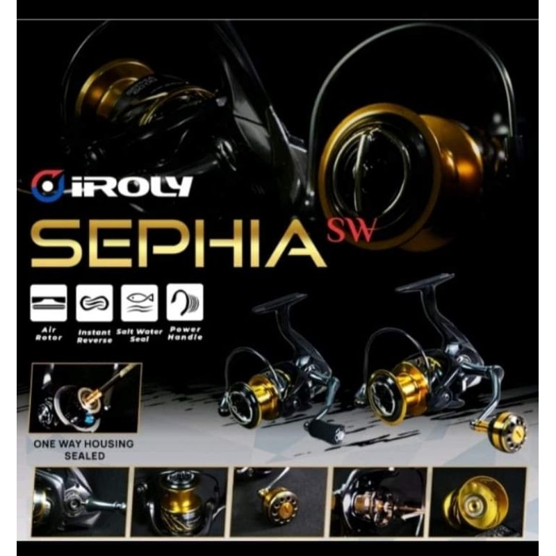 Reel Spining Iroly Sephia SW 500 800 1000 2000 3000 4000 6000