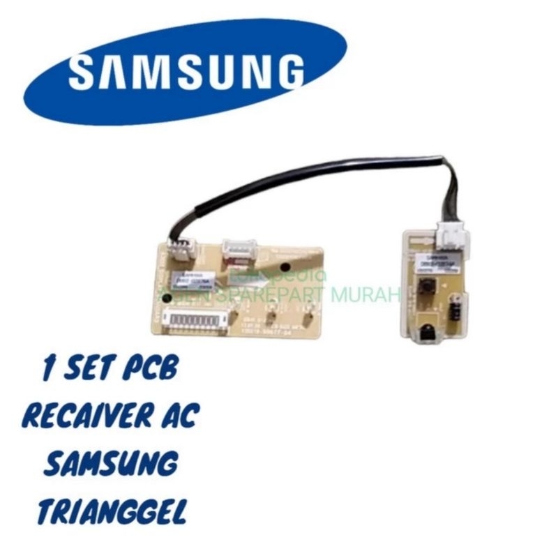 Receiver Modul PCB Remot Ac Triangel Samsung 1set Lengkap