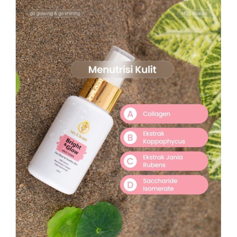 bright and glow toner MeyJS beaute by MJS