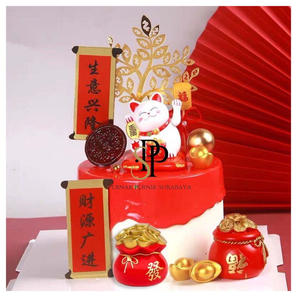 MINIATUR KUCING HIASAN KUE TART CAKE DECORATION KUE ULANG TAHUN ULTAH
