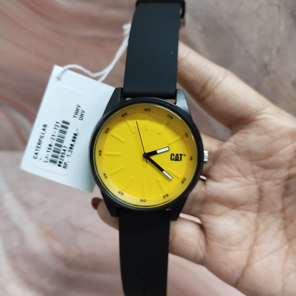 Jam Tangan Original Pria Caterpillar LJ-110, LJ-130, LJ-140, LJ-160 Rubber