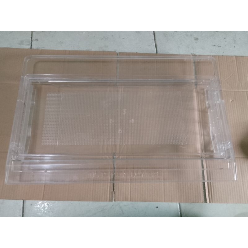 tutup box sayur KULKAS LG 2 pintu jumbo ukuran 56,5x36