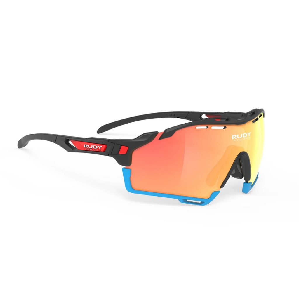 Rudy Project Cutline Black Matte Azur (Bahrain) Multilaser Orange Racing