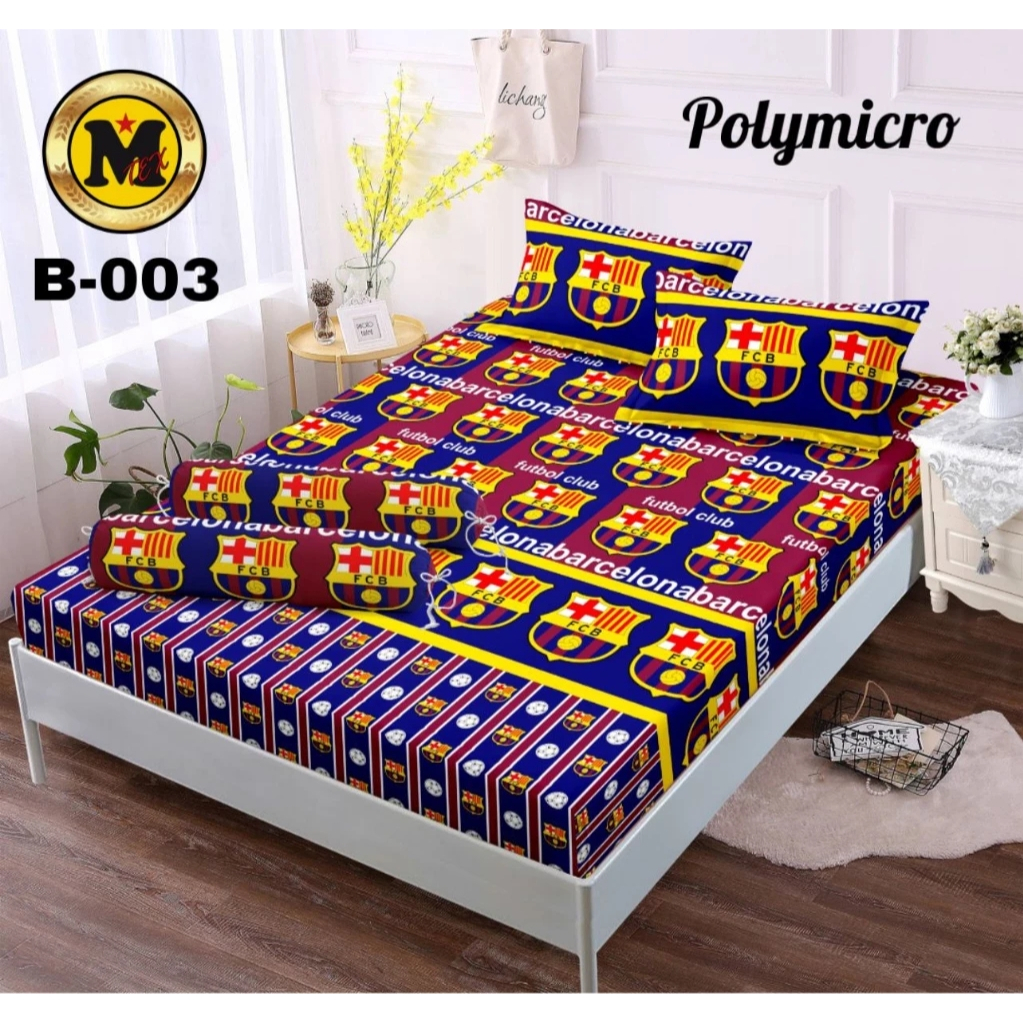 SPREI POLOS EMBOS MOTIP BOLA 180 x 200, 160 x 200, 120 x 200 , HOME MADE KARAKTER/Sprei Sprai Aesthe