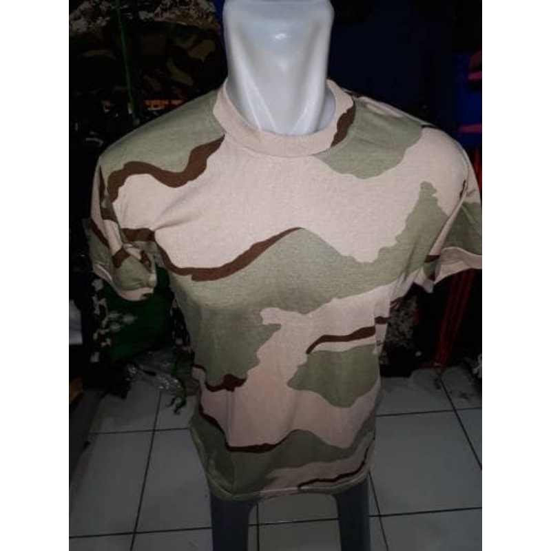 Jual Kaos Loreng Gurun / Kaos Lengan Pendek Loreng Gurun / Kaos Loreng Lengan pendek