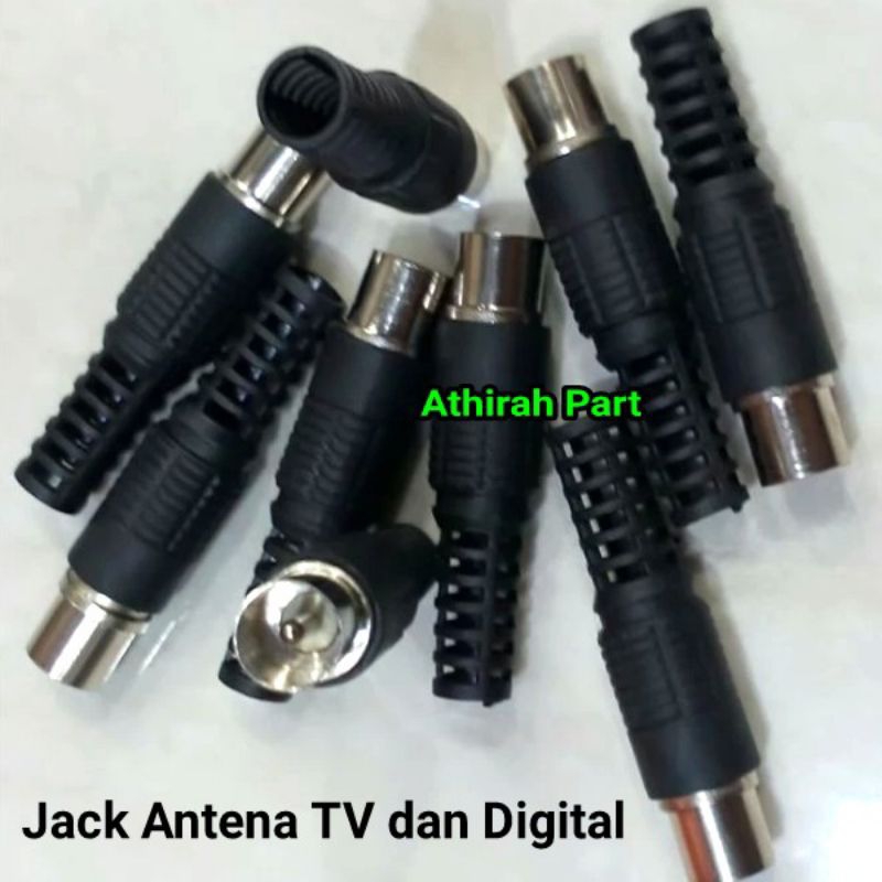 Kepala Jack Male Antena TV dan Digital