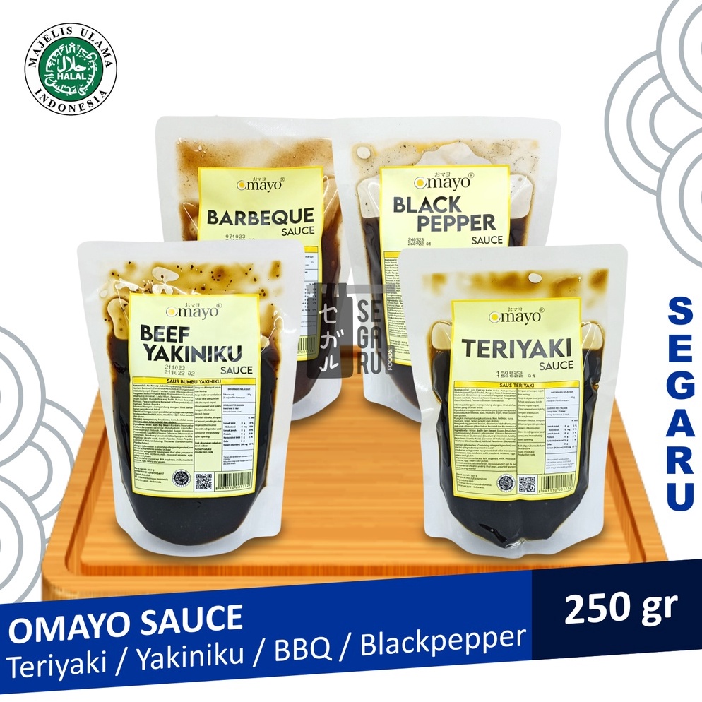 

COD TERMURAH Omayo Japanese Teriyaki Beef Yakiniku BBQ Blackpepper Sauce 25g