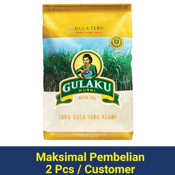 

BEST SELLER GULAKU GULA TEBU KUNING 1 KG