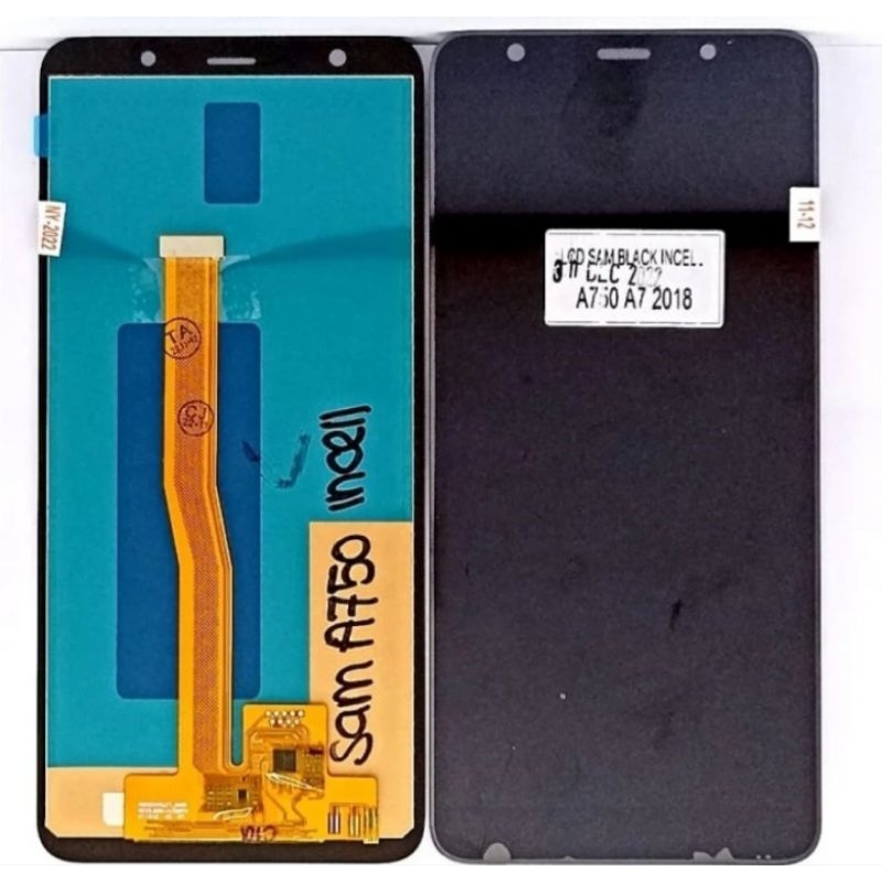 LCD SAMSUNG A750 HITAM ORIGINAL