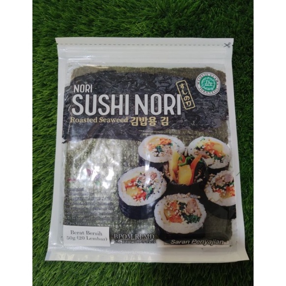 

DISKON Nori sushi lembaran isi 2 lembar dan 1 lembar