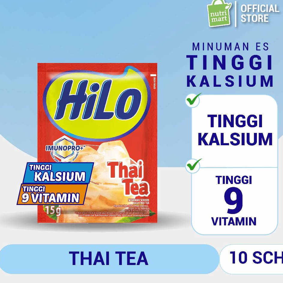 

Free Ongkir HiLo Thai Tea 1 sachet Minuman Serbuk